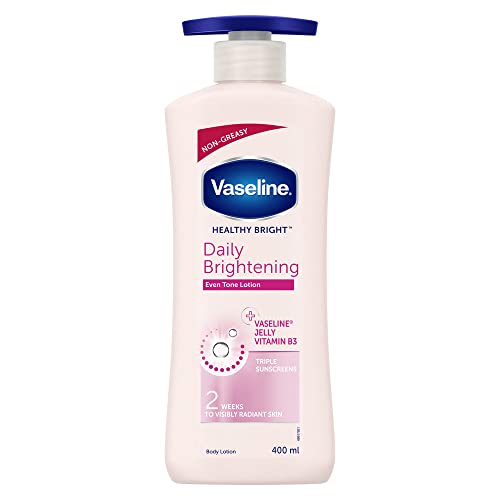 Vaseline Healthy Bright Daily Brightening Body Lotion, For Healthy & Glowing Skin, 400 Ml