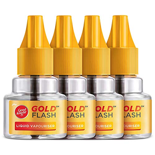 Good Knight Gold Flash, Mosquito Repellent Refill | 45Ml Each (Pack Of 4)