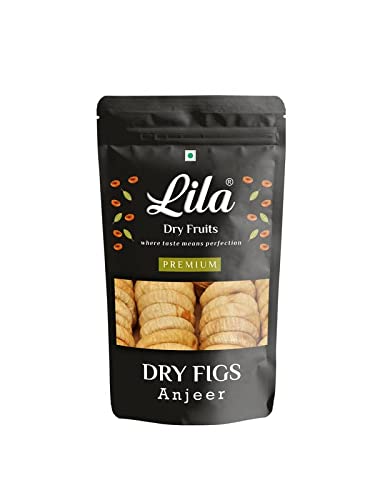 LILA DRY FRUITS Premium Dried Afghani Anjeer 1Kg Pack | Dried Figs | Rich Source of Fibre Calcium & Iron | Low in calories and Fat Free | Non-GMO Dried Figs