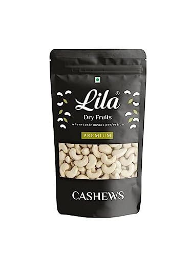 LILA DRY FRUITS 100% Natural Premium 1000g Whole Cashews | Whole Crunchy Cashew | Premium Kaju nuts | Nutritious & Delicious | Gluten Free | Source of Minerals & Vitamins | Dry Fruits