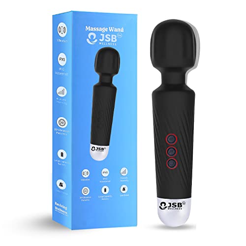 JSB HF56 Pro Rechargeable Full Body Massager for Pain Relief, Cordless Handheld Vibration Massage Machine (Black)