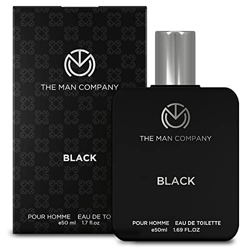 The Man Company Black EDT Perfume For Men – 50ml | Premium Long Lasting Fragrance Spray | Gift for Husband, Boyfriend