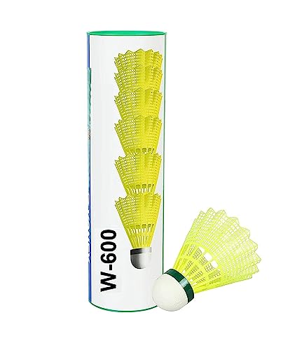 RATAVA Badminton Shuttlecock for Sports Games, Matches, Training Shuttles for Outdoor Games for Everyday use (Pack of 6)