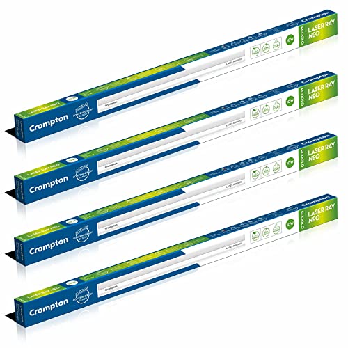 Crompton Laser Ray Neo 2 Feet 10W LED Batten (Cool Daylight) – Pack of 4