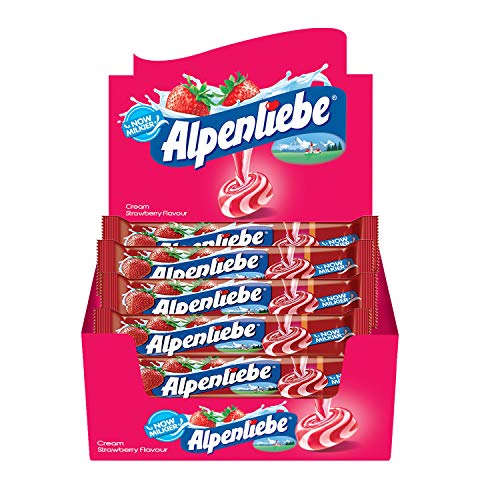 Alpenliebe Gold, Cream Strawberry Candy Stick Pack, 720 g- Pack of 20