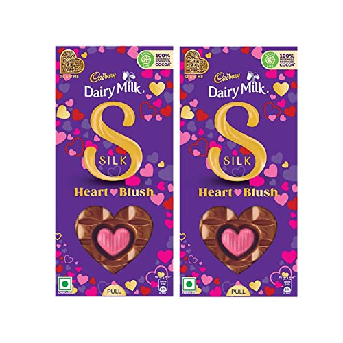 Cadbury Dairy Milk Silk Chocolate Bar, 250g (Pack of 2 x 250g)