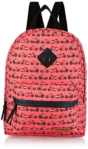 Amazon Brand – Solimo 8L Polyester Canvas Backpack | Pink