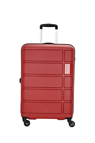 kamiliant by American Tourister Harrier 56 Cms Small Cabin Polypropylene (PP) Hard Sided 4 Wheeler Spinner Wheels Luggage (Crimson Red)