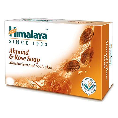 Himalaya Almond and Rose Soap, 125 g (Pack of 8)