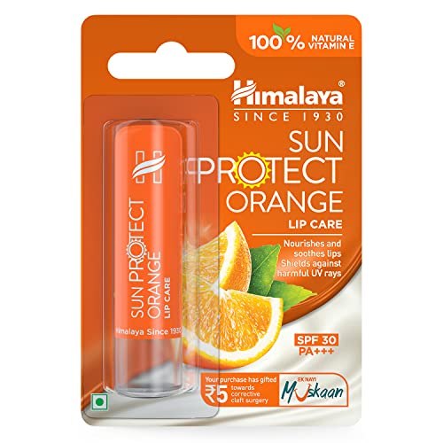 Himalaya Sun Protect Orange Lip Care Lip Balm Stick – 4.5g