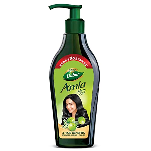 Dabur Amla Hair Oil – 550 ml | For Strong, Long and Thick hair | Nourishes Scalp | Controls Hair Fall, Strengthens Hair & Promotes Hair Growth