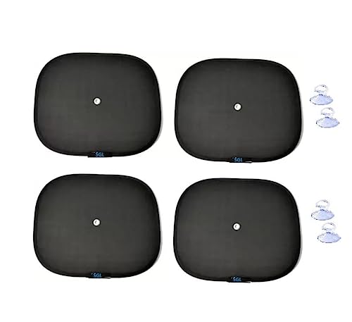 SGL Premium car Sun Shades, Universal fit for All Cars varient: z Black