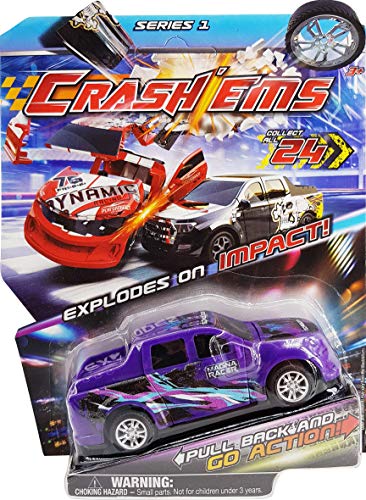 Crash’ems Magna Pull Back car|2 Modes SUV Stunt Vehicle Toy|Explodes on Impact|Crash Car|Racing Toy|Friction High Speed Car|Birthday & Return Gift|Outdoor Indoor Toy for Kids 3 Years+|Made in India