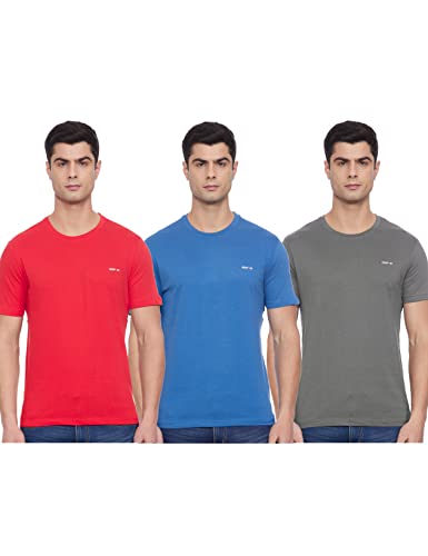 NEWPORT Men’s Slim T-Shirt (NPMERNK20007ASO_Assorted S)
