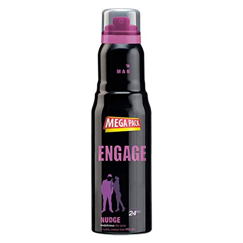 Engage Nudge Deodorant for Men, Spicy and Woody, Skin Friendly, 220ml