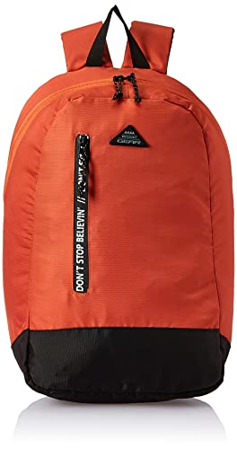 Gear Superior 16L Water Resistant School Bag//Backpack/College Bag for Men/Women – Orange Black