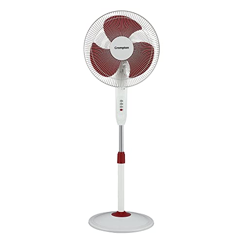Crompton Gale Plus High Speed 400 mm Pedestal Fan with Double Ball Bearing & Synchronous Motor
