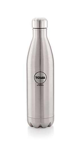 Tosaa Hot & Cold Double Wall Vacuum Insulated Flask Water Bottle Stainless Steel 1000 ML