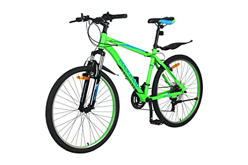 Cockatoo CBC-05 Elite Series 26T & 21 Speed Road Cycle with Shimano Derailleur(DIY Installation, 2 Year Warranty) (Neon Green)