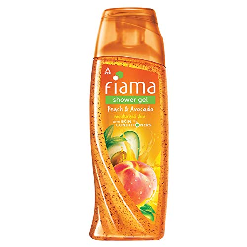 Fiama Shower Gel Peach & Avocado, Body Wash With Skin Conditioners For Soft Moisturised Skin, 250ml Bottle