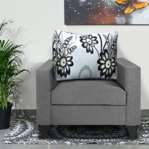 Luxrio Men’s Solid Slim Fit Mandarin Collared Casual Shirt Blue Size 40