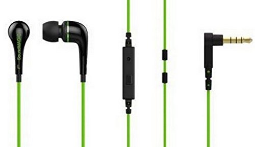 SoundMAGIC ES11S Wired in Ear Headphone (Black and Green)