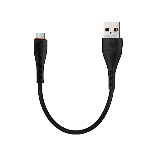 ZEBSTER Z -CC20 USB to Type C Cable,2A 20cm cable Strong & Long lasting (Black)