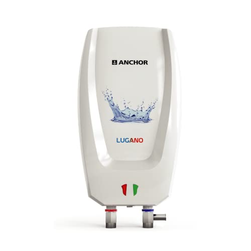 Anchor by Panasonic Lugano 3L Geyser, Instant Water Heater with advance 4 level safety, Instant Geyser (1 Pcs)