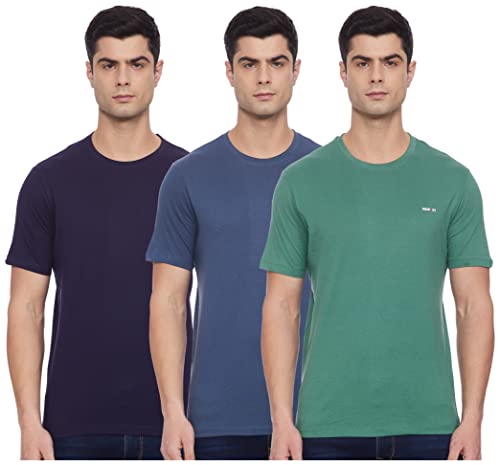 NEWPORT Men’s Slim T-Shirt (NPMERNK20007ASO_Assorted S)