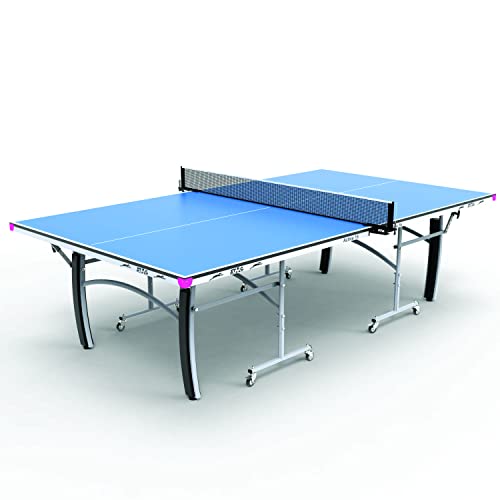 Stag Active Series Pro Table Tennis TT Table, Full Size Premium Table with Quick Easy Setup, Ideal for Both Home and Club – 1 Table Top Cover,2 TT Rackets,6 Balls,1 Clamp Net