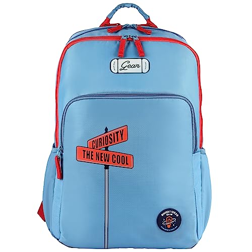 Gear Ambition 37 L Water Resistant School Bag/Casual Backpack/Daypack/Travel Backpack/Kids Bag/College Bag for Boys/Girls/Men/Women (Blue-Red)
