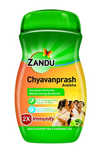 Zandu Chyavanprash Avaleha – 450g, 2X Immunity, Ayurvedic chyawanprash to build Strength and Stamina
