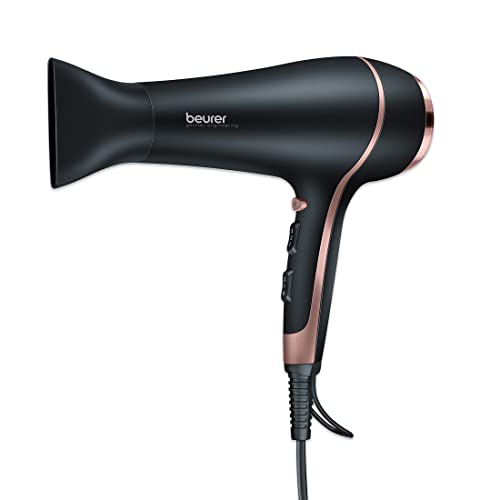 Beurer Next-level HC-30 with Germen Technology, 2400 Watts Hair Dryer with 3 heat levels, cold air setting, soft touch surface, 2 fan speeds along with loop for hanging anywhere (3 Year warranty by Beurer)
