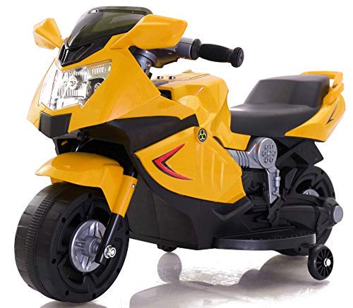 Toy House Kid’s Mini Ninja Superbike Rechargeable Battery Operated Ride-on – Yellow (2 – 3.5 Years)