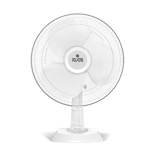 Polycab Aery 400 mm Table Fan (White)