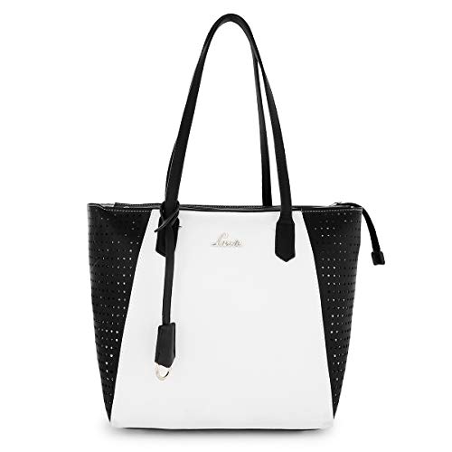 Lavie Porto Women’s Shopping Bag with Sling/Wallet (Black) (Set of 2)