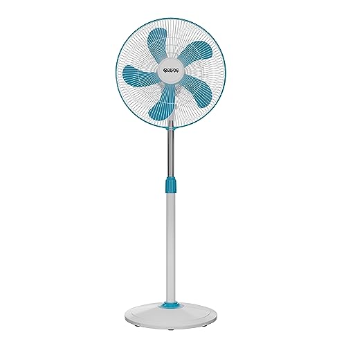 Polycab Optima Mini 400 mm Pedestal Fan with Superior Air Delivery, 100% Copper Motor and 2 years warranty (Blue)