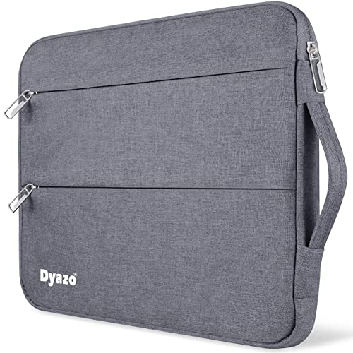 Dyazo 13.3 inch Laptop Bag Sleeve Sleeve Bag Cover for 13 inch Apple Mac Book Air Pro Retina 13 13.3 inch MacBook 13.3 inch and All Other laptops & Notebooks with Front Packet and Handle (Grey)