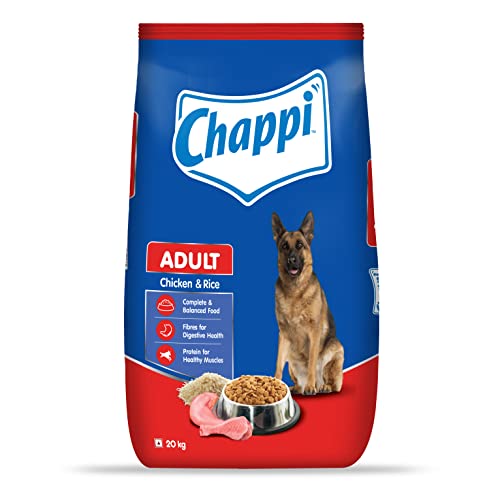 Chappi Adult Dry Dog Food, Chicken & Rice, 20kg Pack