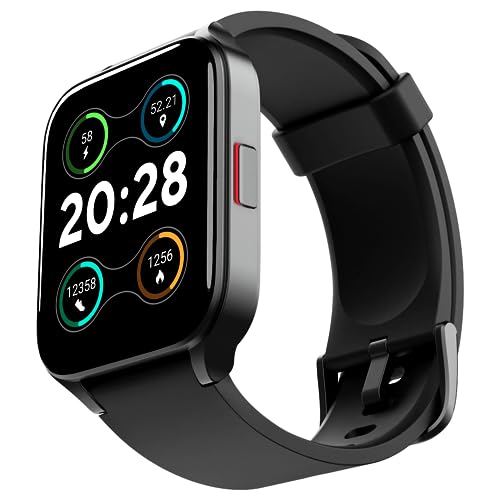 boAt Wave Max Smart Watch with 1.78” AMOLED Display, HR, SpO2 Monitoring, 100+ Sports Modes, 5ATM Dust, Sweat & Splash Resistant and Notification Alerts(Charcoal Black)