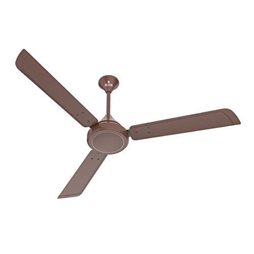 Polycab Charisma Plus 1200 mm High Speed 1 Star Rated 52 Watt Ceiling Fan with Corrosion Resistant G-Tech Blades and 2 years warranty (Luster Brown)