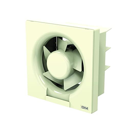 GM EcoAir HS Ventilation Fan Ivory Color 150 mm Sweep 2400 RPM Powerful Induction Motor Elegant design with Louvers suitable for domestic application Smooth RunningSuitable for wall and glass mounting Inbuilt TOP (Thermal overload Protector) for added safety Earthing Provision for human safety for bedroom and bathroom