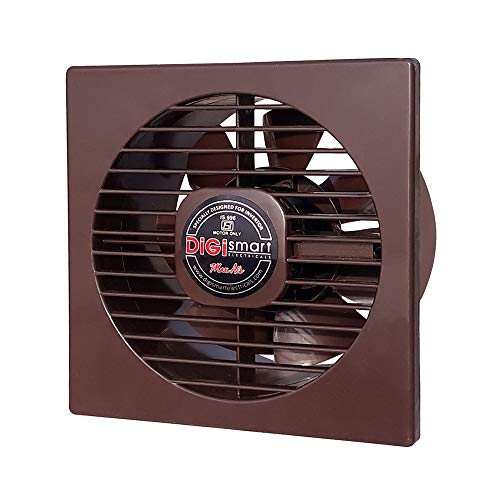 DIGISMART High Speed 1600 RPM 6 Inches 150mm Pure Copper Motor Axial Fan Ivory 1 year warranty (BROWN)