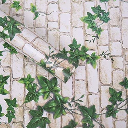 Wollzo Leafy Look Self Adhesive Wallpaper (45 x 500 cm, Multicolour) (A01BZ1001)