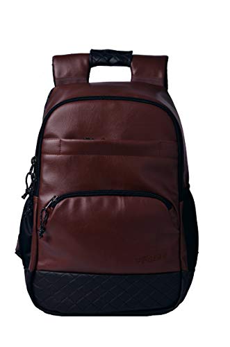 F Gear Luxur Anti Theft 25 Liters Laptop Backpack (Brown)