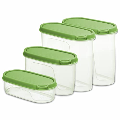 Pigeon StakBox Value Combi (Set of 4) Storage for Kitchen – Green