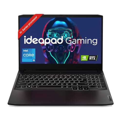 Lenovo IdeaPad Gaming 3 Intel Core i5-11320H 15.6″ (39.62cm) FHD IPS 144Hz Gaming Laptop (8GB/512GB SSD/Win 11/NVIDIA RTX 2050 4GB/Alexa/3 Month Game Pass/Shadow Black/2.25Kg), 82K101PBIN