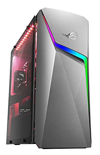 ASUS ROG Strix GL10, 6 Cores AMD Ryzen 5-5600X 5th Gen, Gaming Desktop (8GB/1TB HDD + 512GB SSD/4GB NVIDIA GeForce GTX 1650 Graphics/Windows 11/with Keyboard & Mouse/Gray/8 Kg), G10DK-R5600X137W
