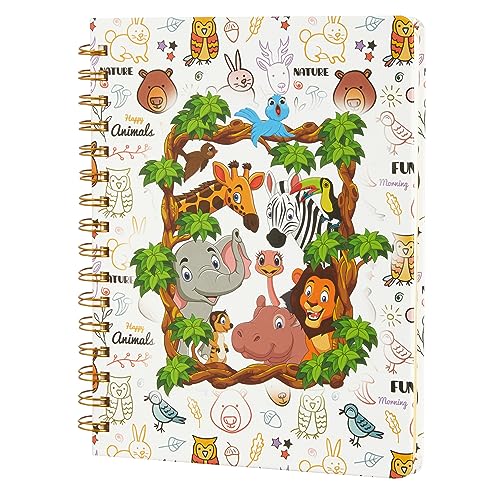 Amazon Brand – Solimo Wild Wonderland Wirebound Notebook | 80 GSM | 160 Pages (165 X 215 mm)