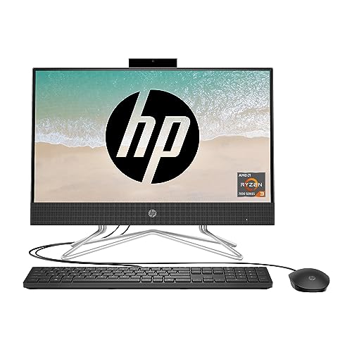 HP AIO AMD Ryzen 3-3250U-54.6cm(21.5 inch) FHD,VA, 3-Sided Micro-Edge, Anti-Glare Display/4GB RAM/1TB HDD/Wired Keyboard & Mouse/Dual Speakers/AMD Radeon Graphics/Win 11/MSO 2021/5.7Kg, 22-dd0401in
